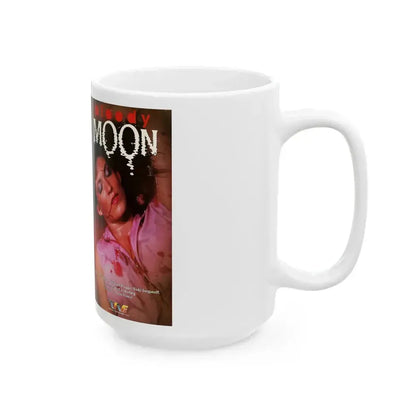 BLOODY MOON (VHS COVER) - White Coffee Mug - Go Mug Yourself
