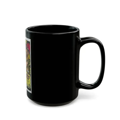 BLOODY PIT OF HORROR +TERROR CREATURES FROM THE GRAVE 1965 Movie Poster - Black Coffee Mug - Go Mug Yourself