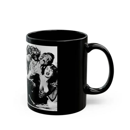 Bloody Teeth of Doom, Real Men, August 1967 - Black Coffee Mug - Go Mug Yourself