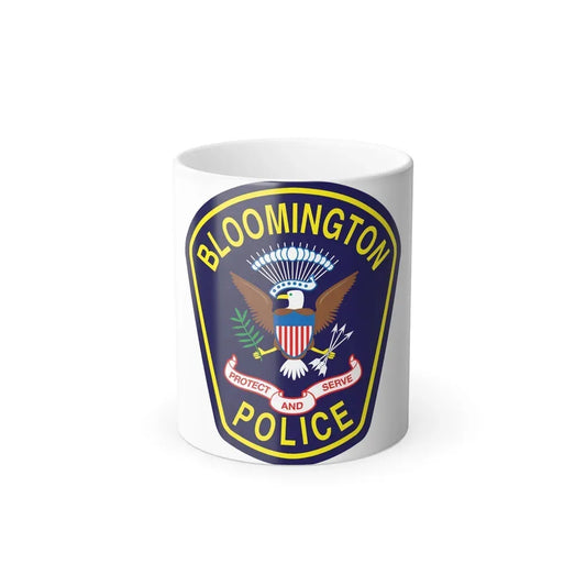 Bloomington Police Department Clinton Utah - Color Changing Coffee Mug 11oz - Go Mug Yourself