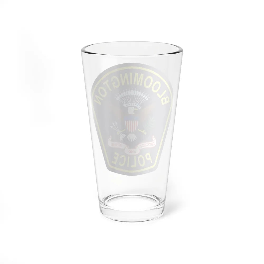 Bloomington Police Department Clinton Utah - Pint Glass 16oz-Go Mug Yourself