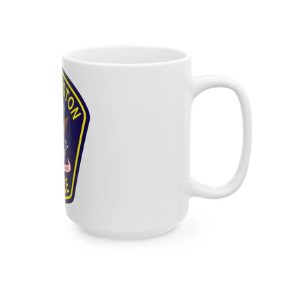 Bloomington Police Department Clinton Utah - White Coffee Mug-Go Mug Yourself