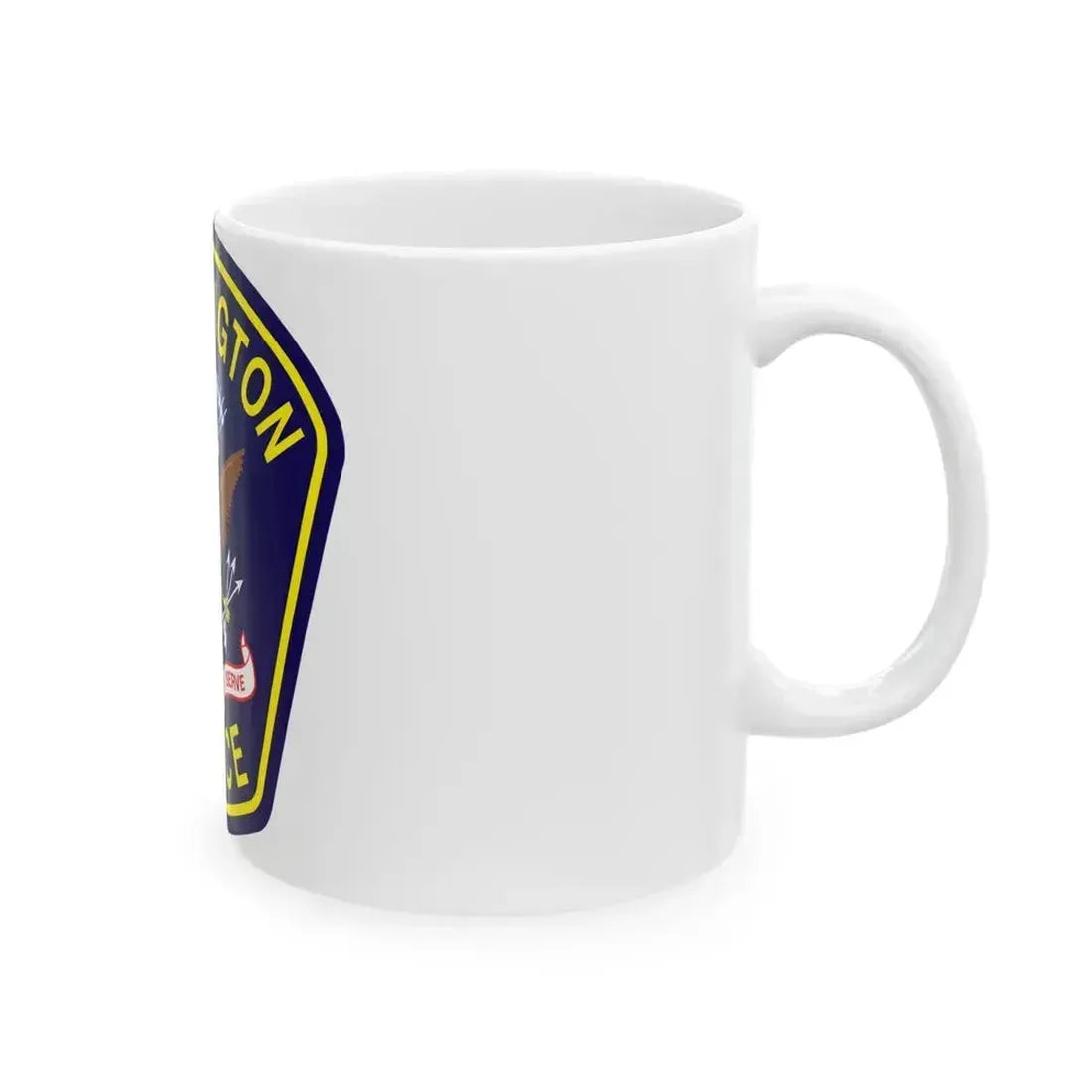 Bloomington Police Department Clinton Utah - White Coffee Mug - Go Mug Yourself
