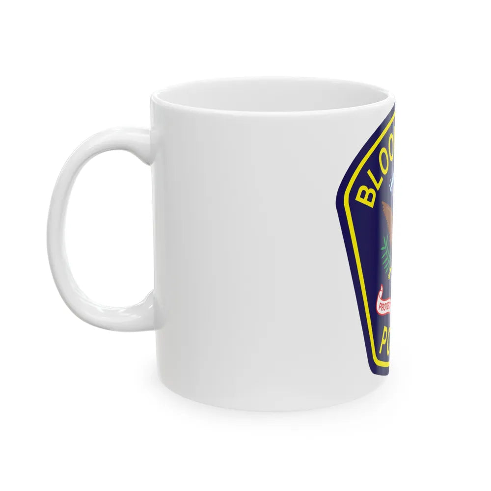 Bloomington Police Department Clinton Utah - White Coffee Mug-Go Mug Yourself