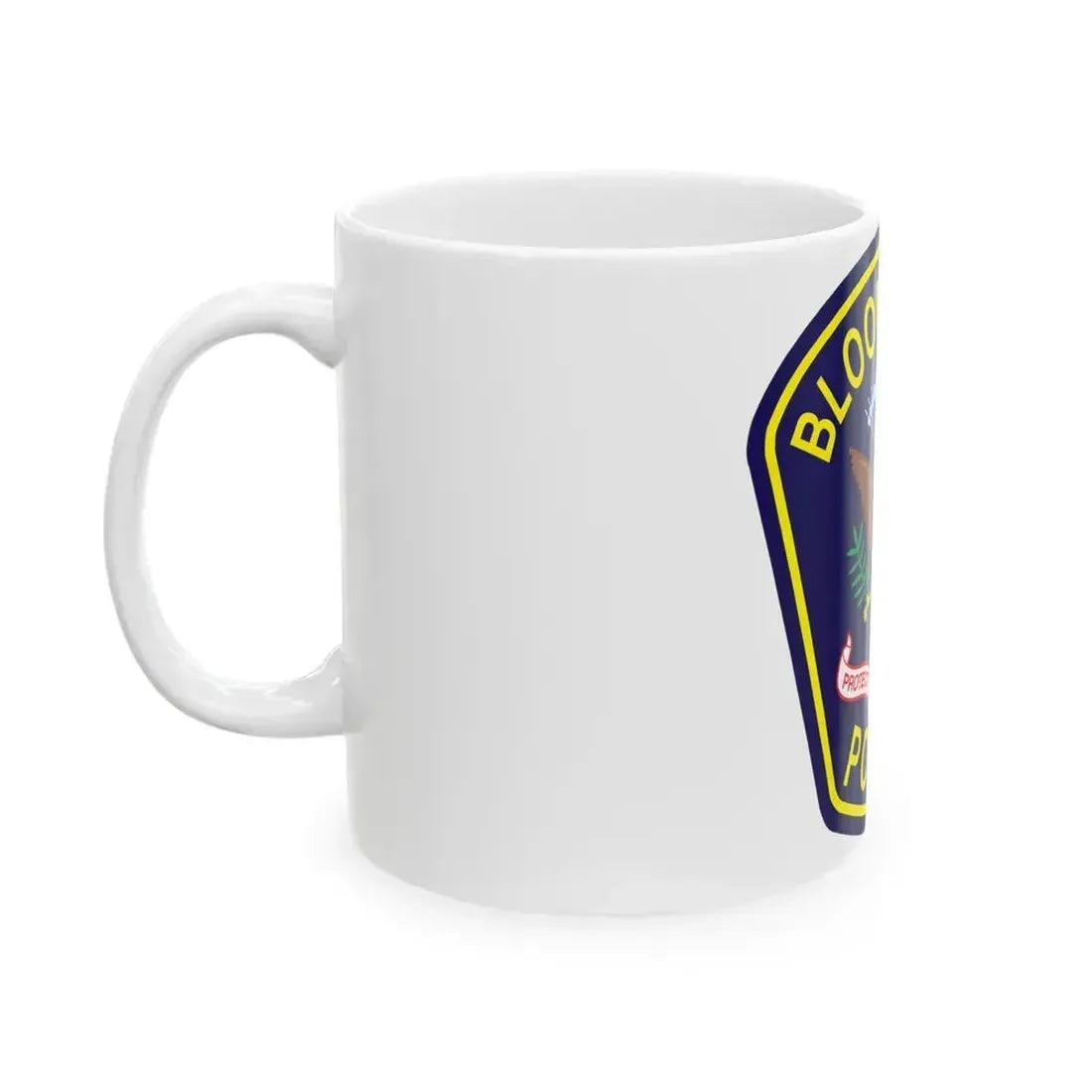 Bloomington Police Department Clinton Utah - White Coffee Mug - Go Mug Yourself
