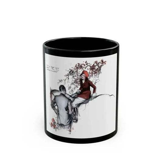 Blossom Without Leaves (1), McCall's magazine, December 1931 - Black Coffee Mug 11oz - Go Mug Yourself