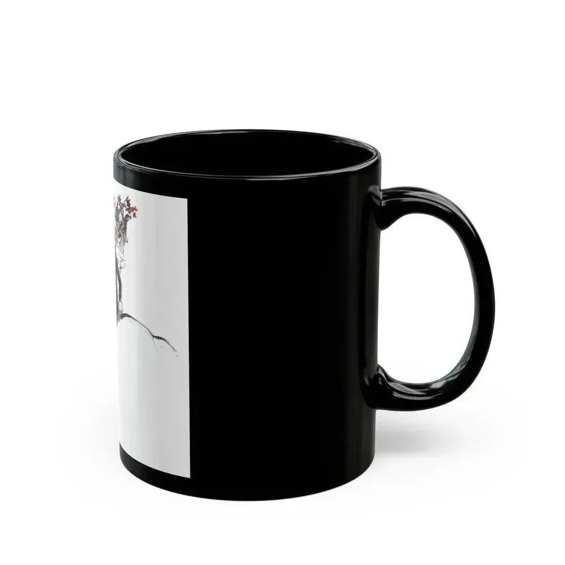 Blossom Without Leaves (1), McCall's magazine, December 1931 - Black Coffee Mug - Go Mug Yourself