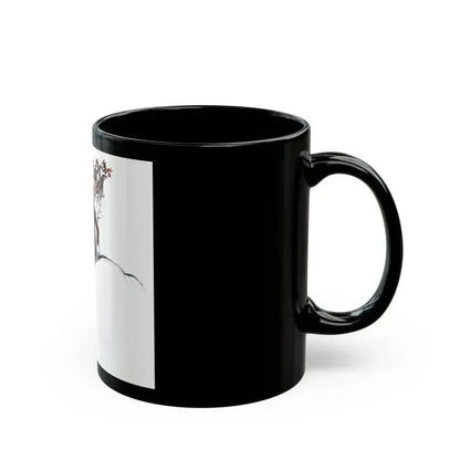 Blossom Without Leaves (1), McCall's magazine, December 1931 - Black Coffee Mug - Go Mug Yourself