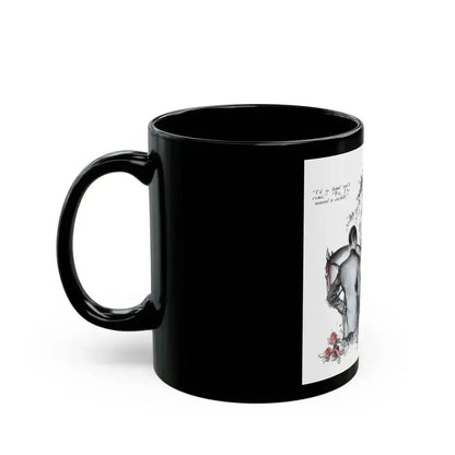 Blossom Without Leaves (1), McCall's magazine, December 1931 - Black Coffee Mug - Go Mug Yourself