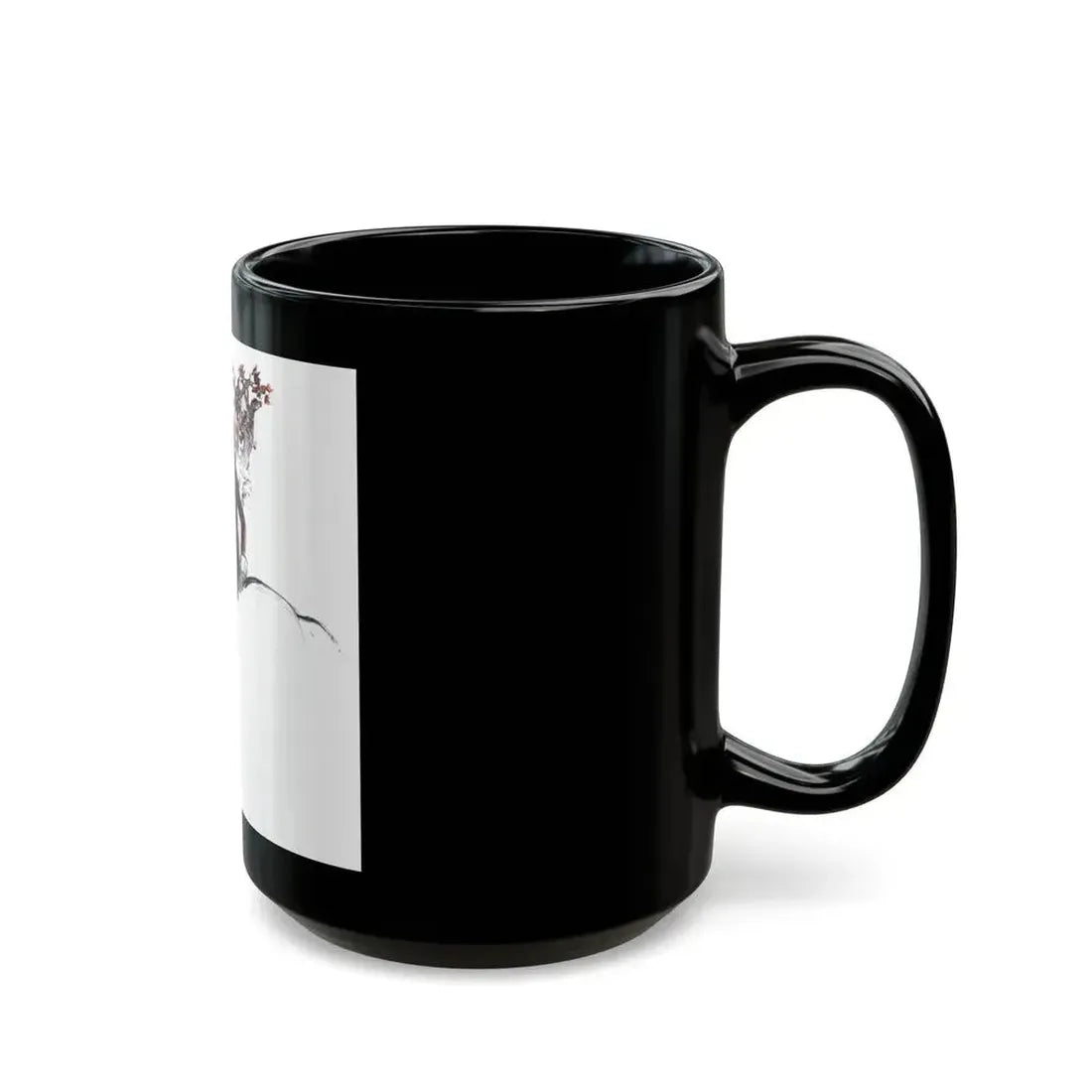 Blossom Without Leaves (1), McCall's magazine, December 1931 - Black Coffee Mug - Go Mug Yourself