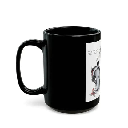Blossom Without Leaves (1), McCall's magazine, December 1931 - Black Coffee Mug - Go Mug Yourself