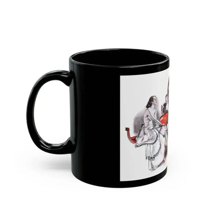 Blossom Without Leaves (2), McCall's magazine, December 1931 - Black Coffee Mug - Go Mug Yourself