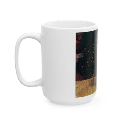 Blossoming Pear Tree by Lynn Bretton, Woman and Home magazine, 1968 - White Coffee Mug - Go Mug Yourself