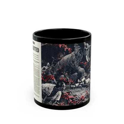 Blotted, Cavalier, November 1954 - Black Coffee Mug 11oz - Go Mug Yourself