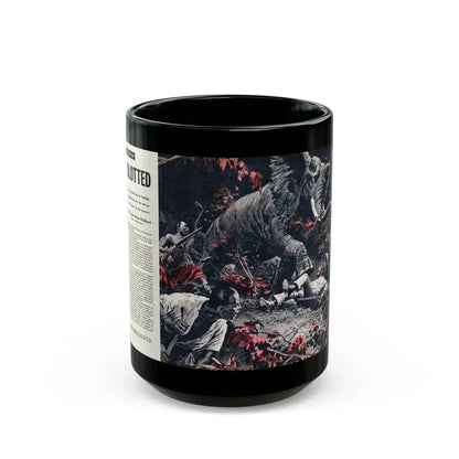 Blotted, Cavalier, November 1954 - Black Coffee Mug 15oz - Go Mug Yourself