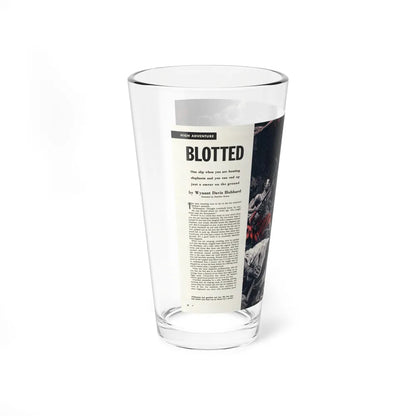 Blotted, Cavalier, November 1954 (Magazine Illustration) Pint Glass 16oz-Go Mug Yourself