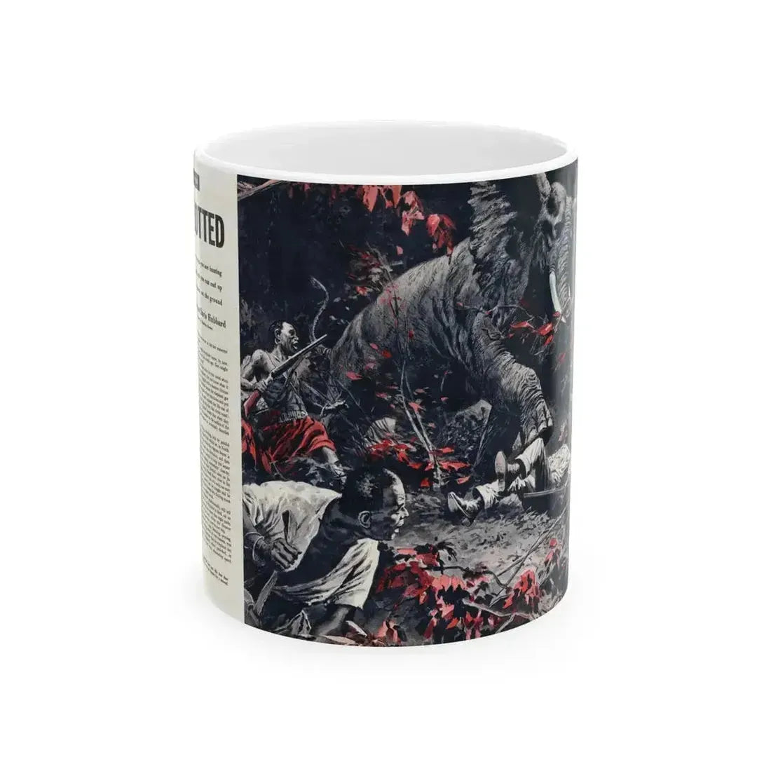 Blotted, Cavalier, November 1954 - White Coffee Mug 11oz - Go Mug Yourself