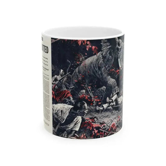 Blotted, Cavalier, November 1954 - White Coffee Mug 11oz - Go Mug Yourself