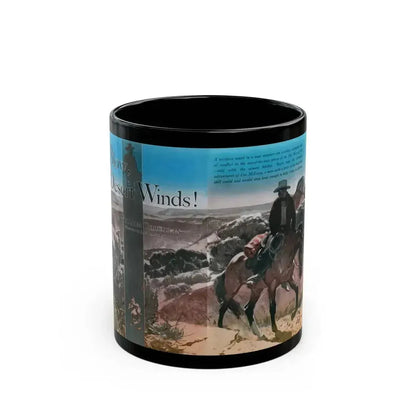 Blow, Desert Winds (1), Cosmopolitan, November 1934 - Black Coffee Mug 11oz - Go Mug Yourself