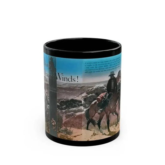 Blow, Desert Winds (1), Cosmopolitan, November 1934 - Black Coffee Mug 11oz - Go Mug Yourself