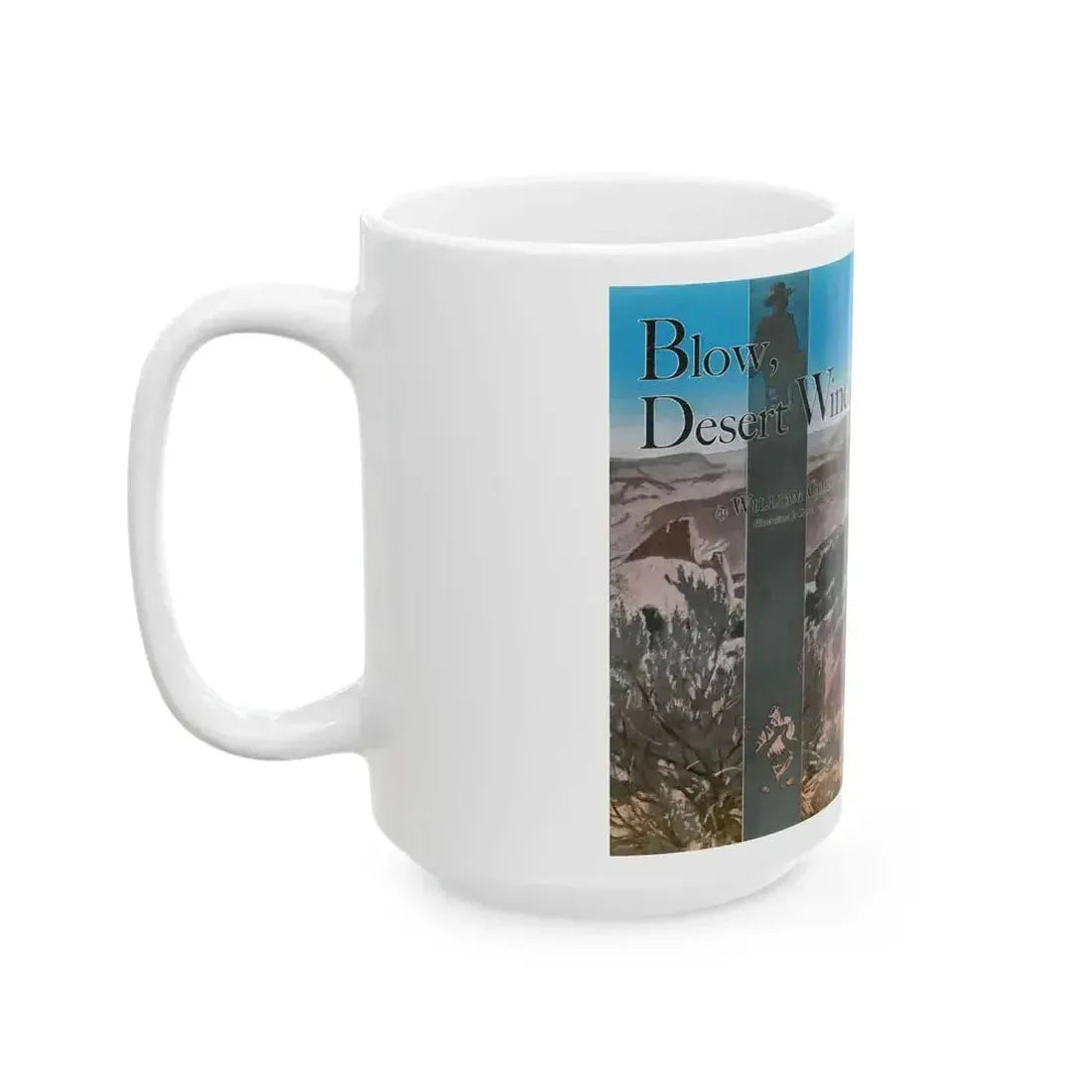 Blow, Desert Winds (1), Cosmopolitan, November 1934 - White Coffee Mug - Go Mug Yourself