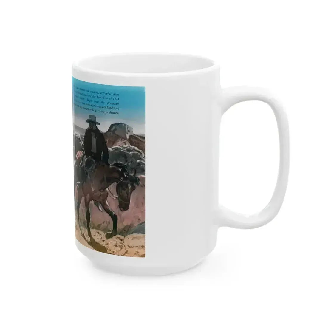 Blow, Desert Winds (1), Cosmopolitan, November 1934 - White Coffee Mug - Go Mug Yourself