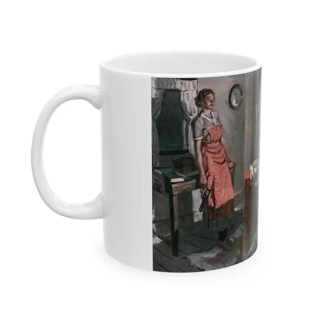 Blow, Desert Winds (3), Cosmopolitan, November 1934 - White Coffee Mug - Go Mug Yourself