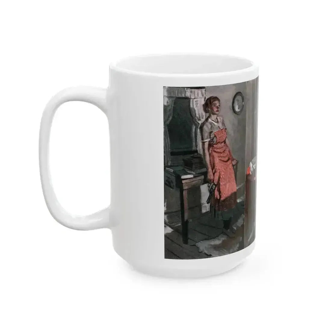 Blow, Desert Winds (3), Cosmopolitan, November 1934 - White Coffee Mug - Go Mug Yourself