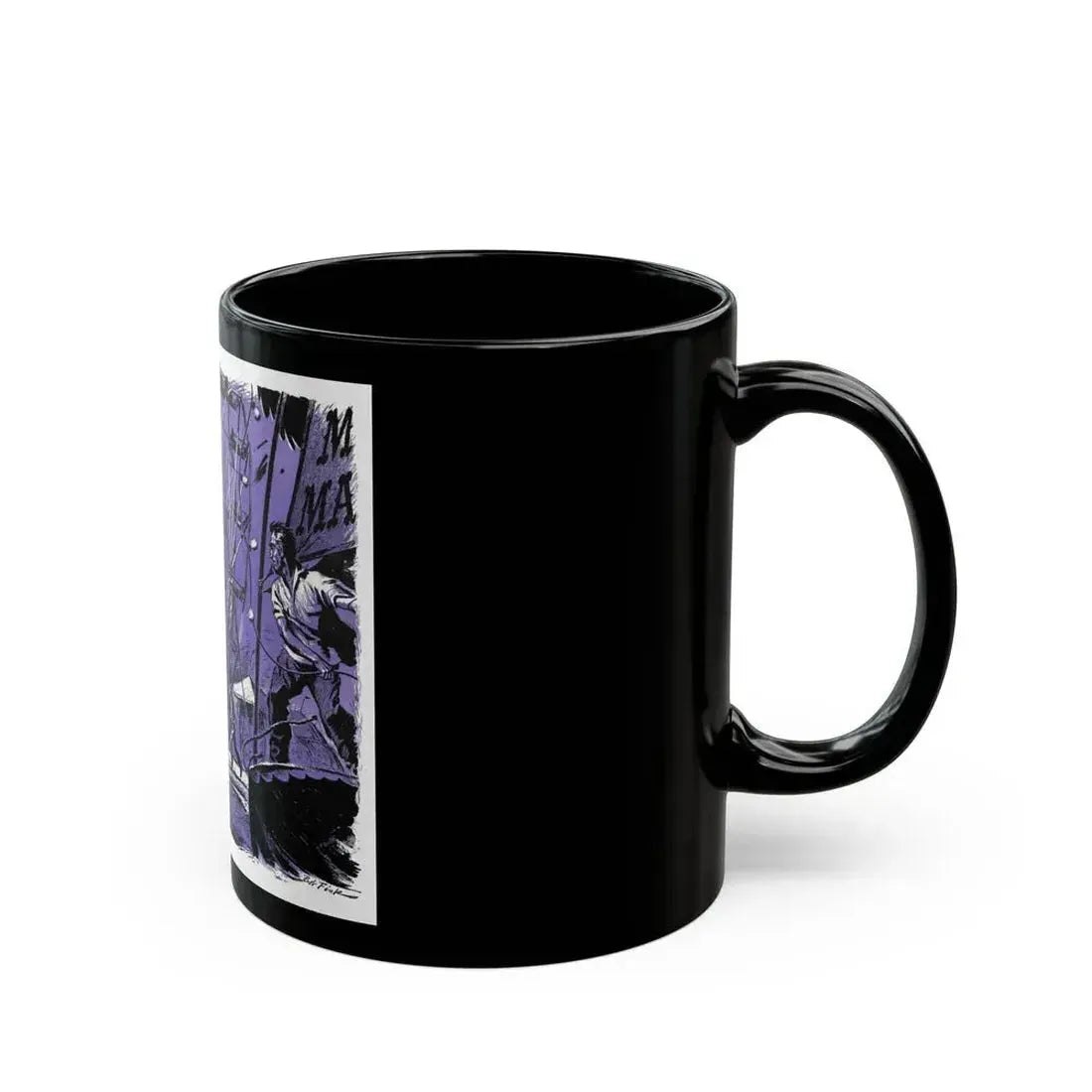 Blowdown, Bluebook Magazine, June 1953 - Black Coffee Mug - Go Mug Yourself