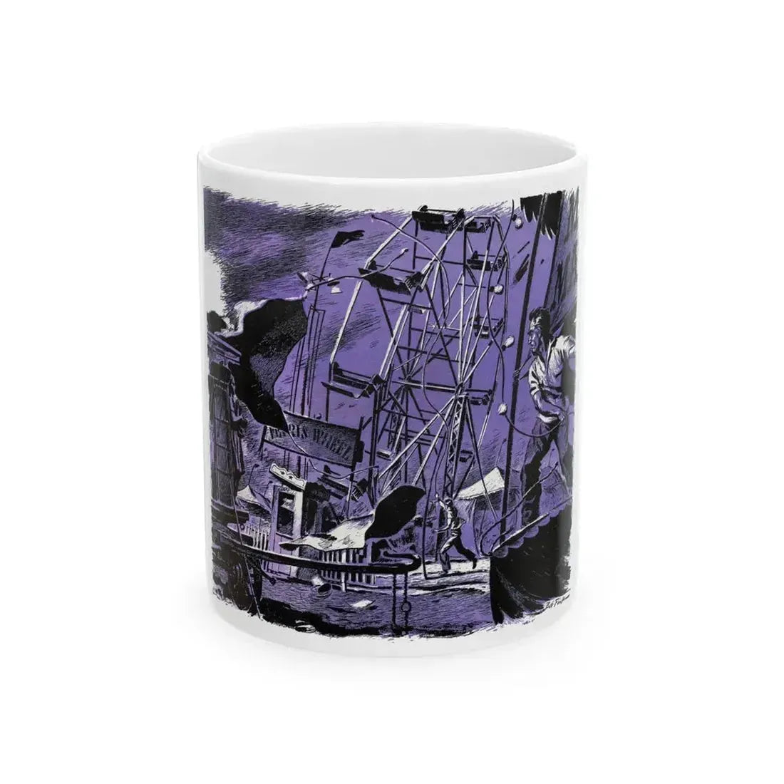 Blowdown, Bluebook Magazine, June 1953 - White Coffee Mug 11oz - Go Mug Yourself
