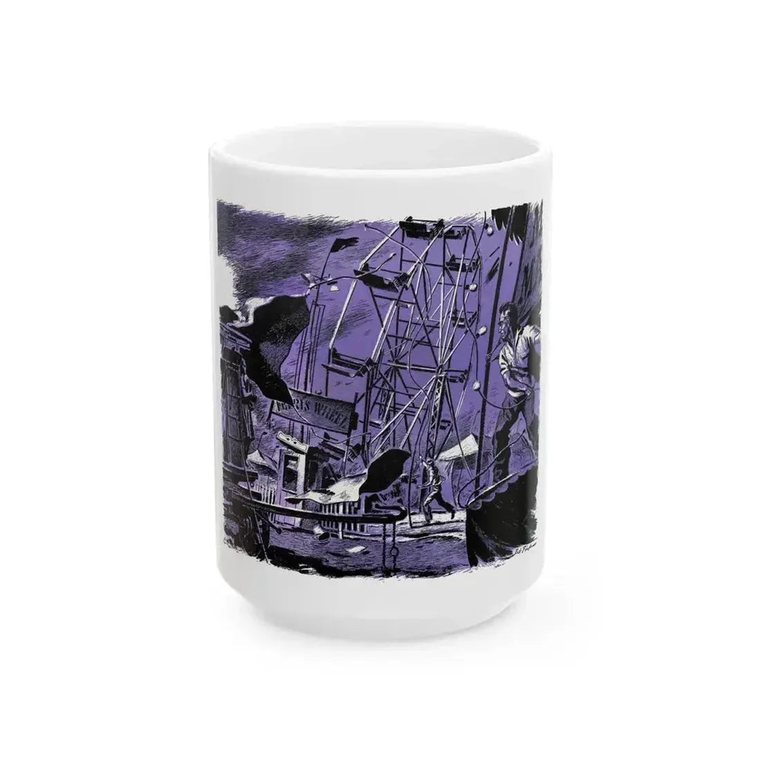 Blowdown, Bluebook Magazine, June 1953 - White Coffee Mug 15oz - Go Mug Yourself