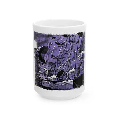 Blowdown, Bluebook Magazine, June 1953 - White Coffee Mug 15oz - Go Mug Yourself