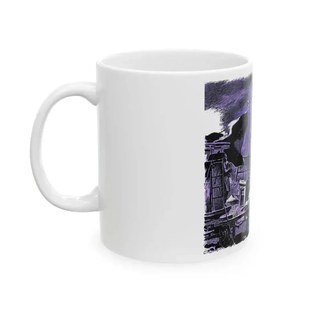 Blowdown, Bluebook Magazine, June 1953 - White Coffee Mug - Go Mug Yourself