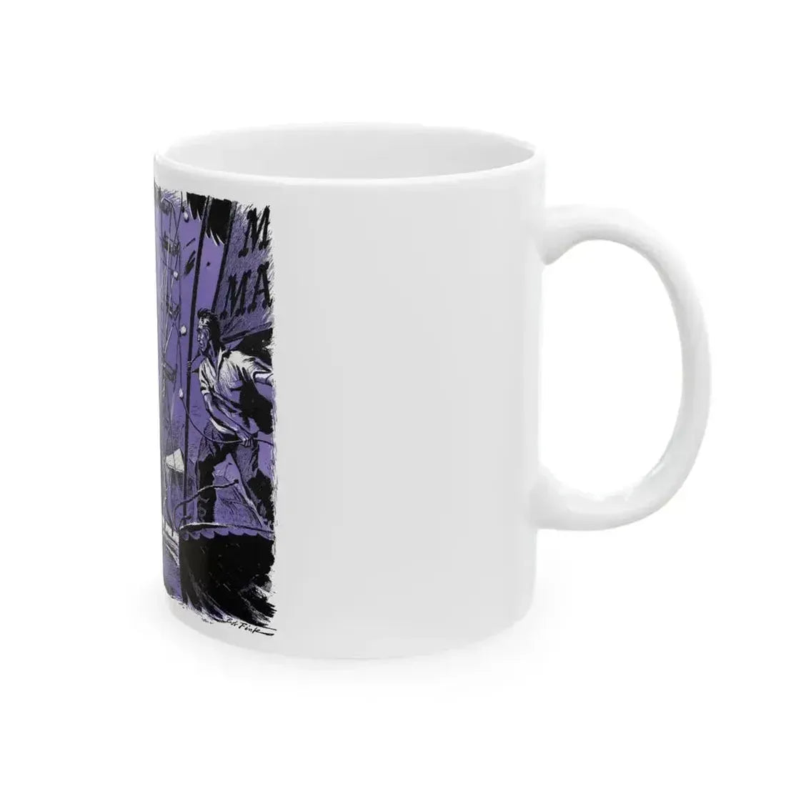 Blowdown, Bluebook Magazine, June 1953 - White Coffee Mug - Go Mug Yourself