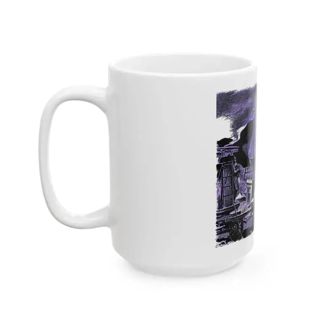 Blowdown, Bluebook Magazine, June 1953 - White Coffee Mug - Go Mug Yourself