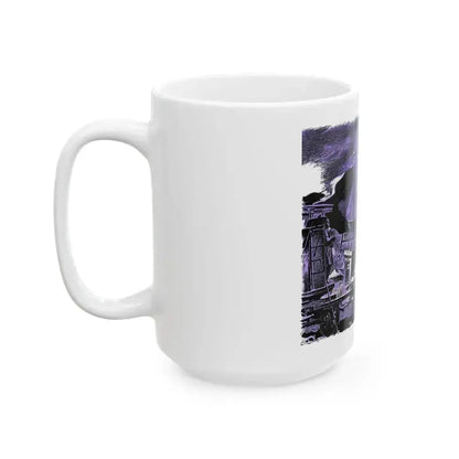 Blowdown, Bluebook Magazine, June 1953 - White Coffee Mug - Go Mug Yourself