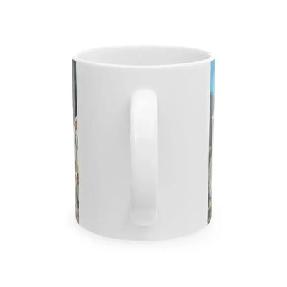 Blowing the Stokehole, story illustration - White Coffee Mug - Go Mug Yourself