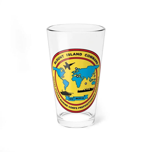 Blowout Island Command United States Marine Corps Prepositioning Programs (USMC) Pint Glass 16oz 16oz - Go Mug Yourself