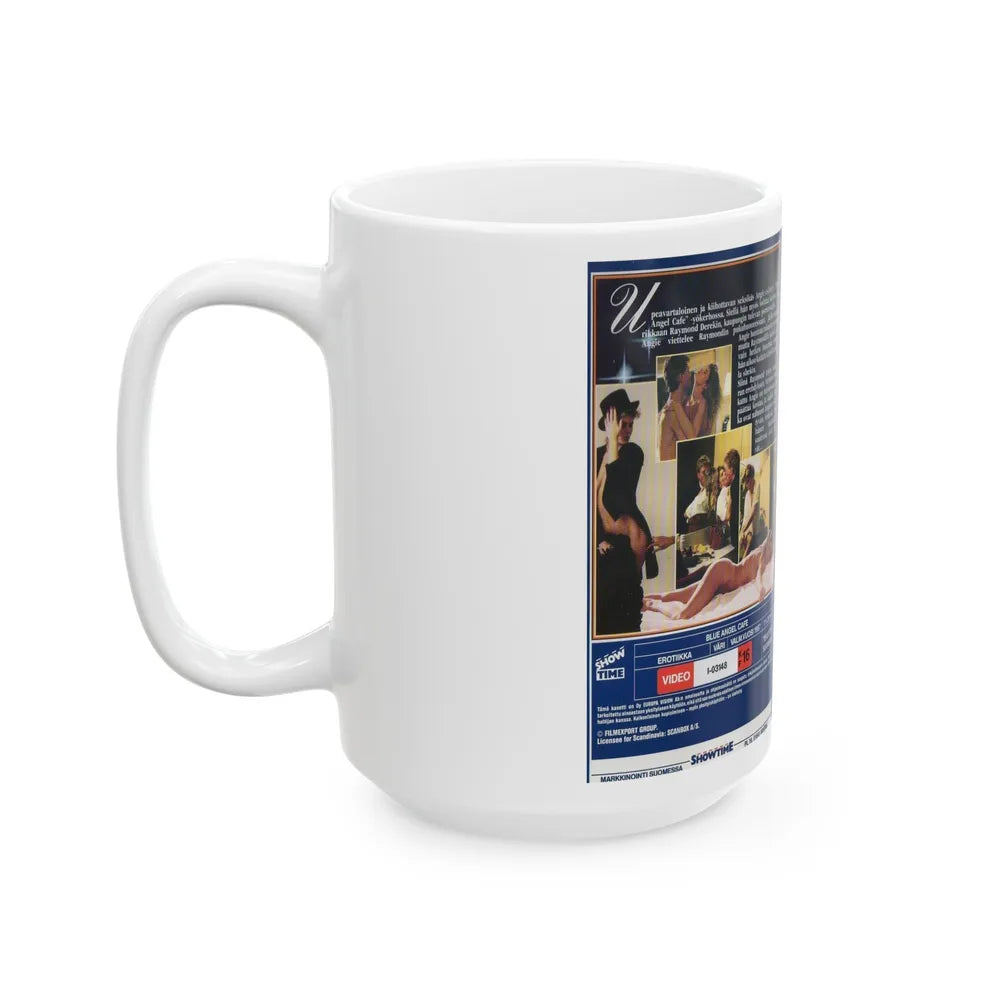 BLUE ANGEL CAFE SHOWTIME (VHS COVER) - White Coffee Mug-Go Mug Yourself