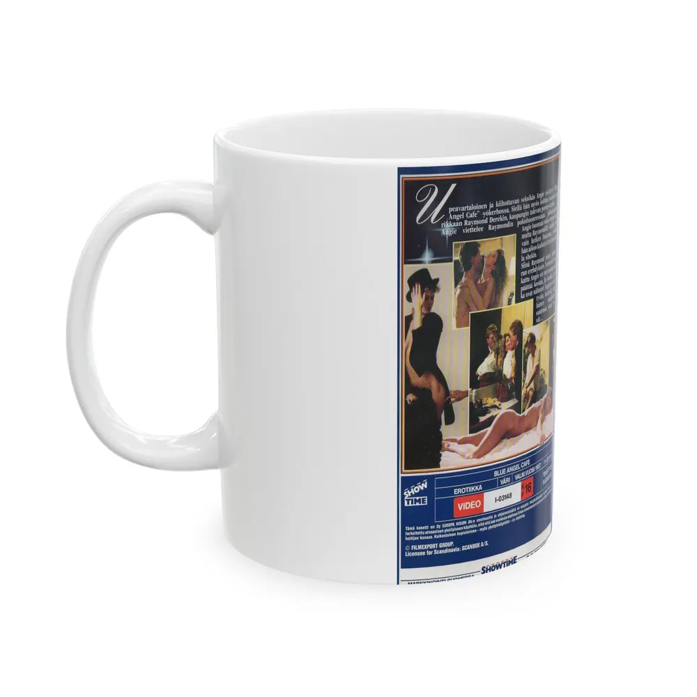 BLUE ANGEL CAFE SHOWTIME (VHS COVER) - White Coffee Mug-Go Mug Yourself