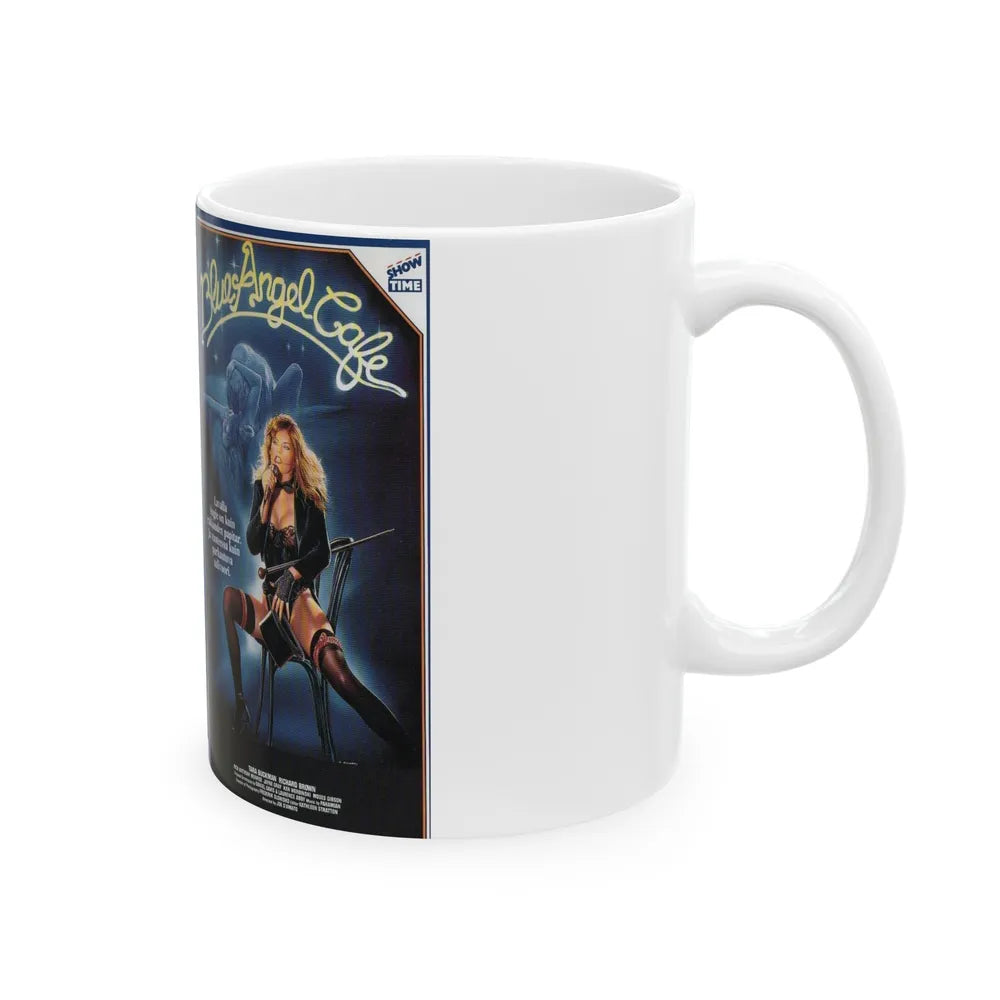 BLUE ANGEL CAFE SHOWTIME (VHS COVER) - White Coffee Mug-Go Mug Yourself