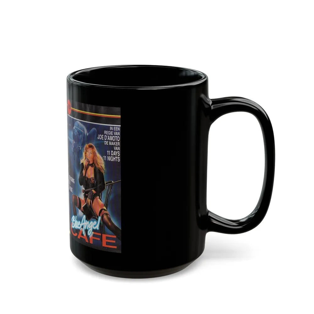 BLUE ANGEL CAFE (VHS COVER) - Black Coffee Mug-Go Mug Yourself