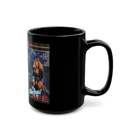 BLUE ANGEL CAFE (VHS COVER) - Black Coffee Mug - Go Mug Yourself