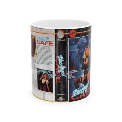 BLUE ANGEL CAFE (VHS COVER) - White Coffee Mug-11oz-Go Mug Yourself