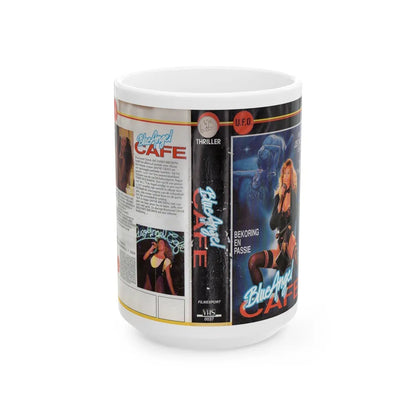 BLUE ANGEL CAFE (VHS COVER) - White Coffee Mug-15oz-Go Mug Yourself