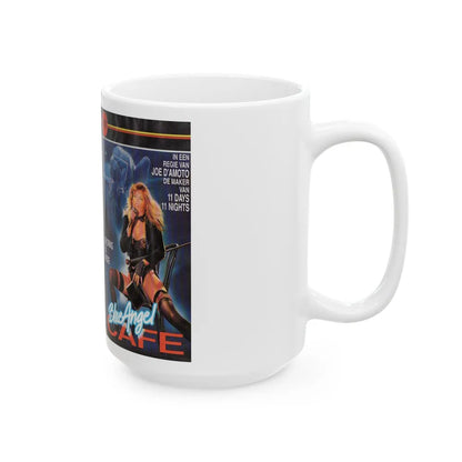 BLUE ANGEL CAFE (VHS COVER) - White Coffee Mug-Go Mug Yourself