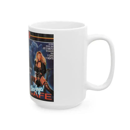 BLUE ANGEL CAFE (VHS COVER) - White Coffee Mug - Go Mug Yourself