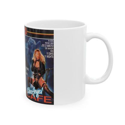 BLUE ANGEL CAFE (VHS COVER) - White Coffee Mug-Go Mug Yourself