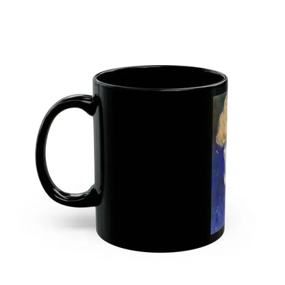 Blue Beads - Black Coffee Mug - Go Mug Yourself