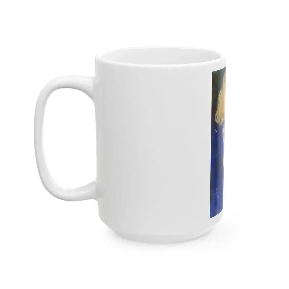 Blue Beads - White Coffee Mug - Go Mug Yourself